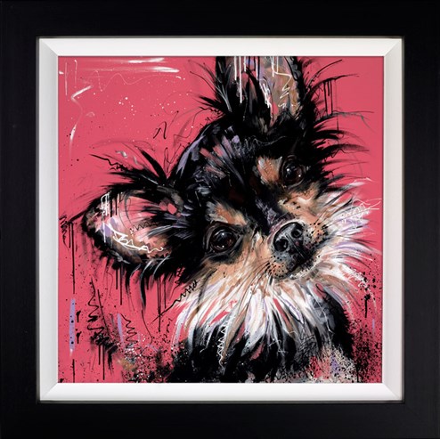 Because I'm Worth It by Samantha Ellis - Framed Hand Finished Limited Edition on Canvas
